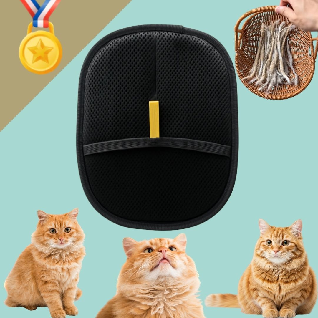 Mesh Cat Hair Removal Mitt