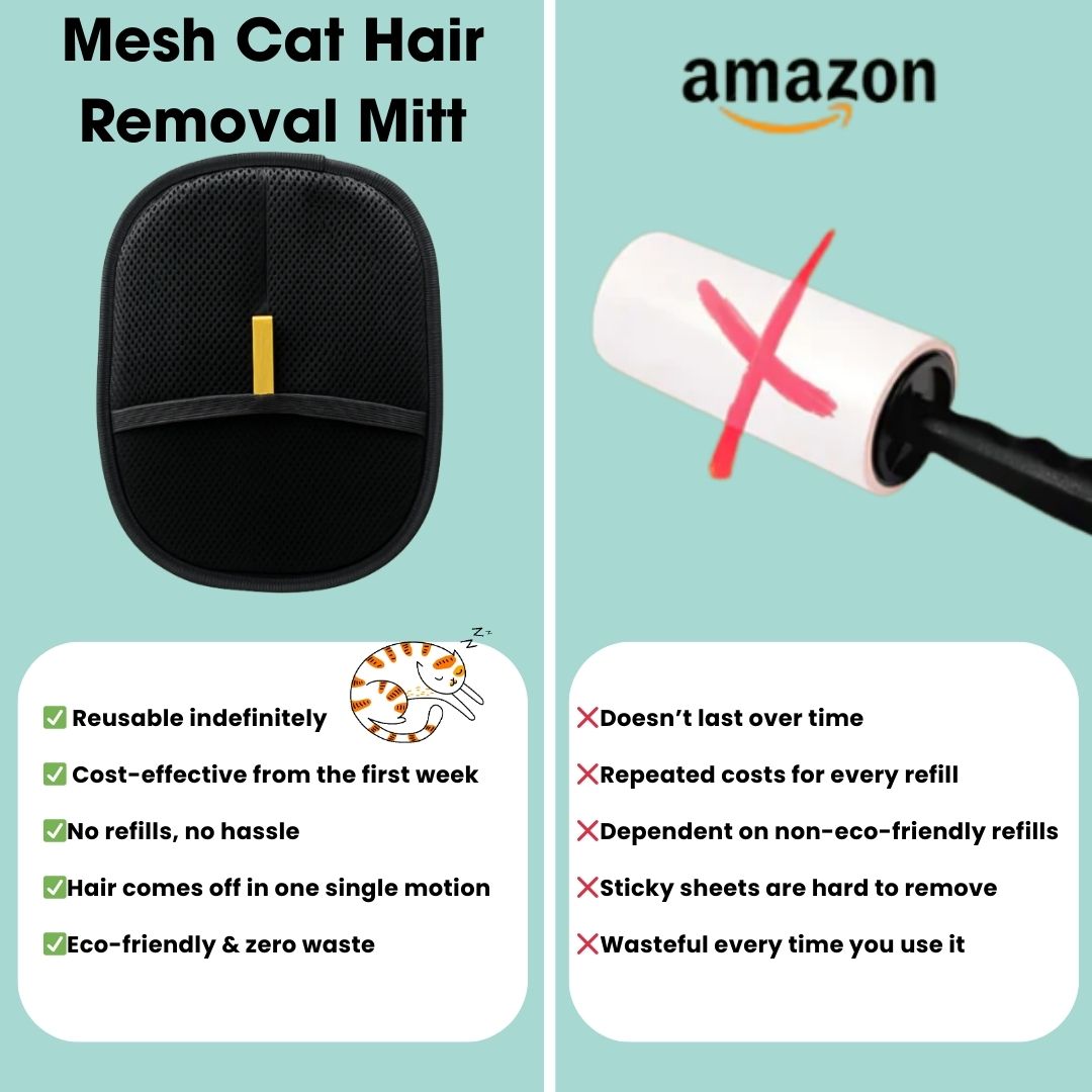 Mesh Cat Hair Removal Mitt