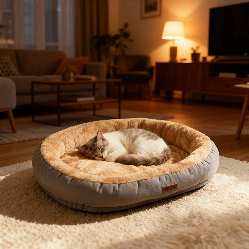 CloudNest™ Calming Plush Pet Bed